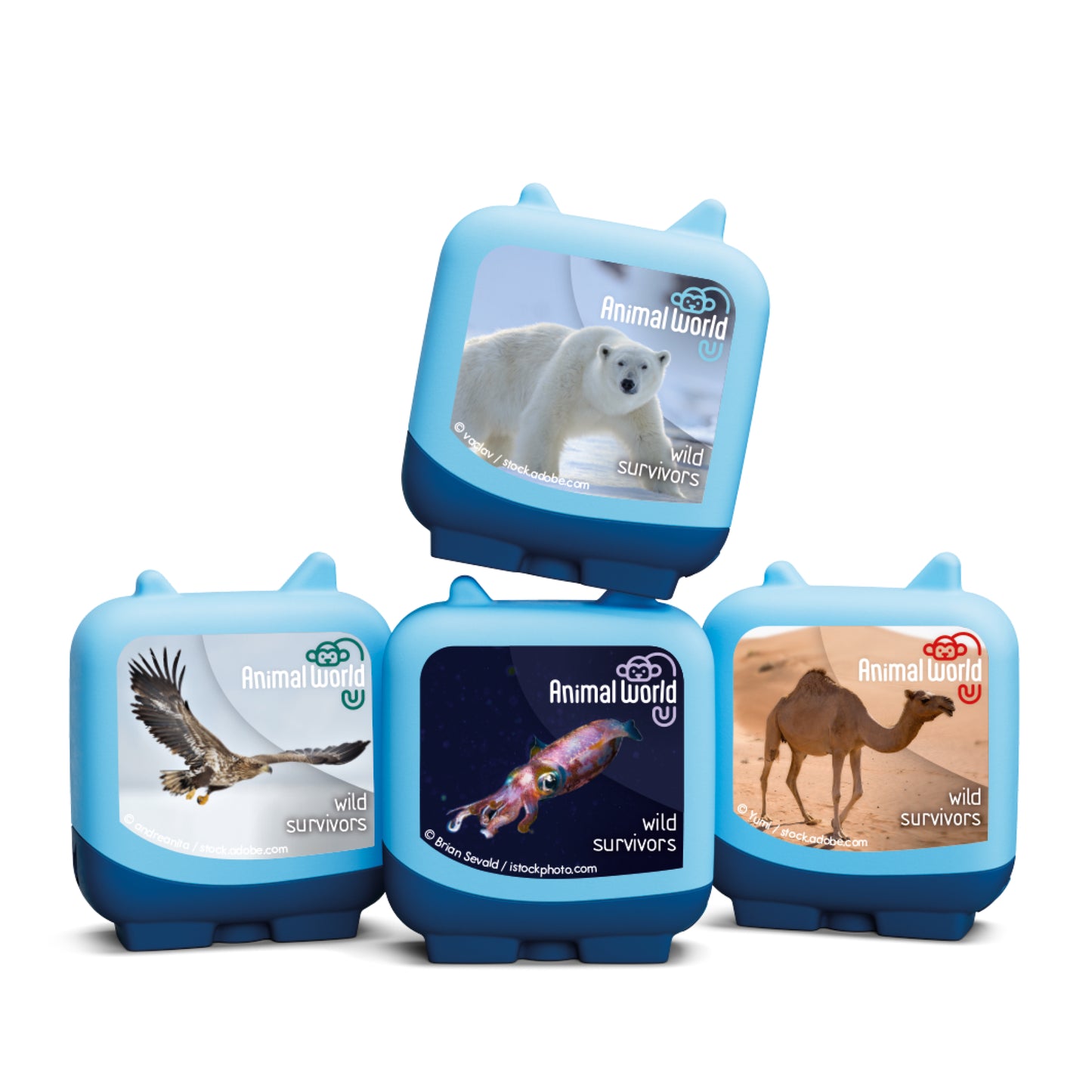 Tonies - Animal World Wild Survivors Clever Pocket Tonie (100 minutes)