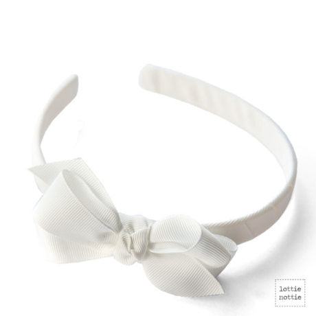 Lottie Nottie - White Alice Band