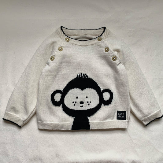 Fable & Bear - Go Bananas Monkey Jumper