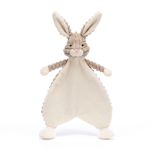 Jellycat - Cordy Roy Baby Hare (aka a Leveret!) Soother Soft Toy (25cmx18cmx8cm)