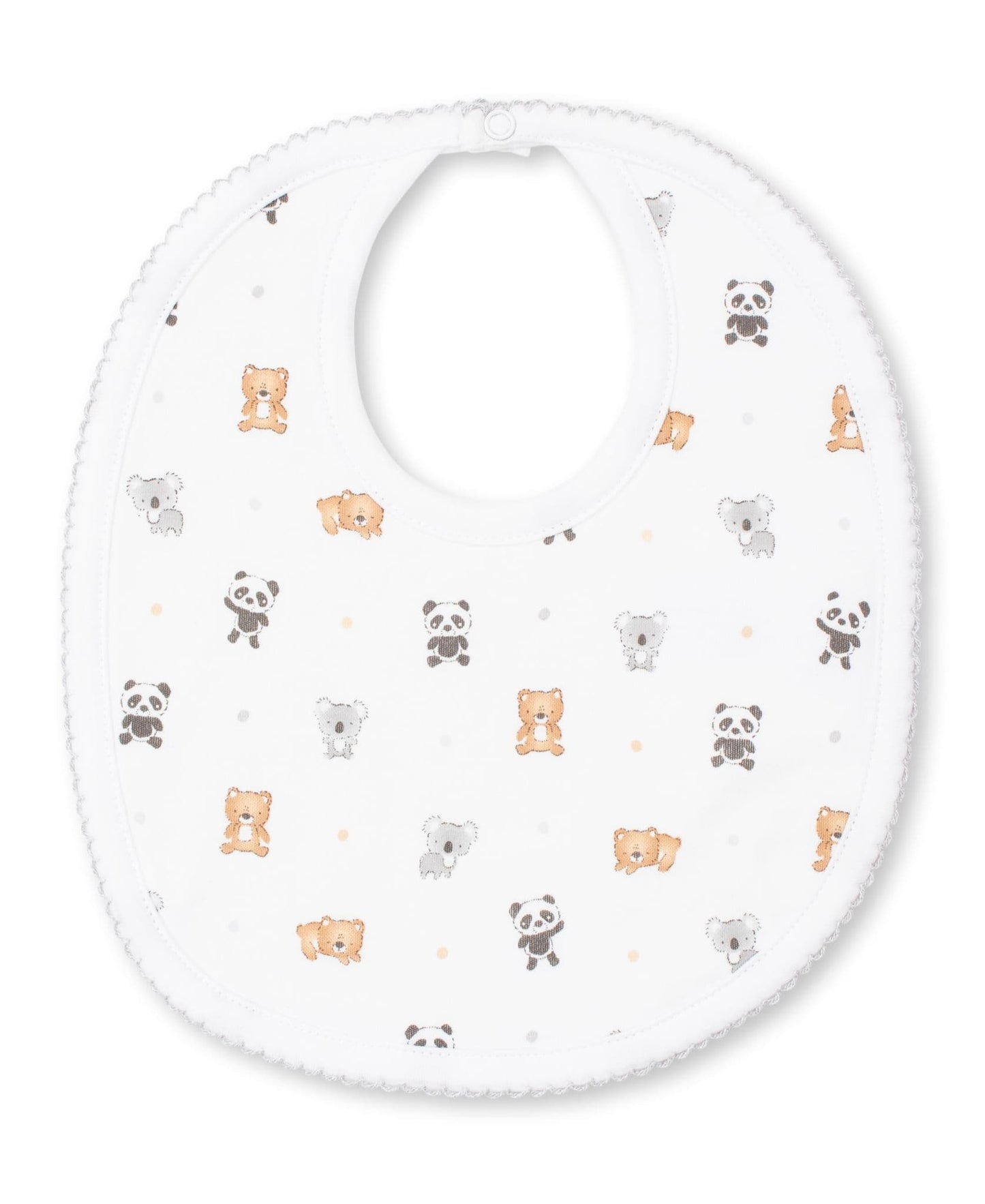 Kissy Kissy -  Bear Bedlam Print Baby Bib
