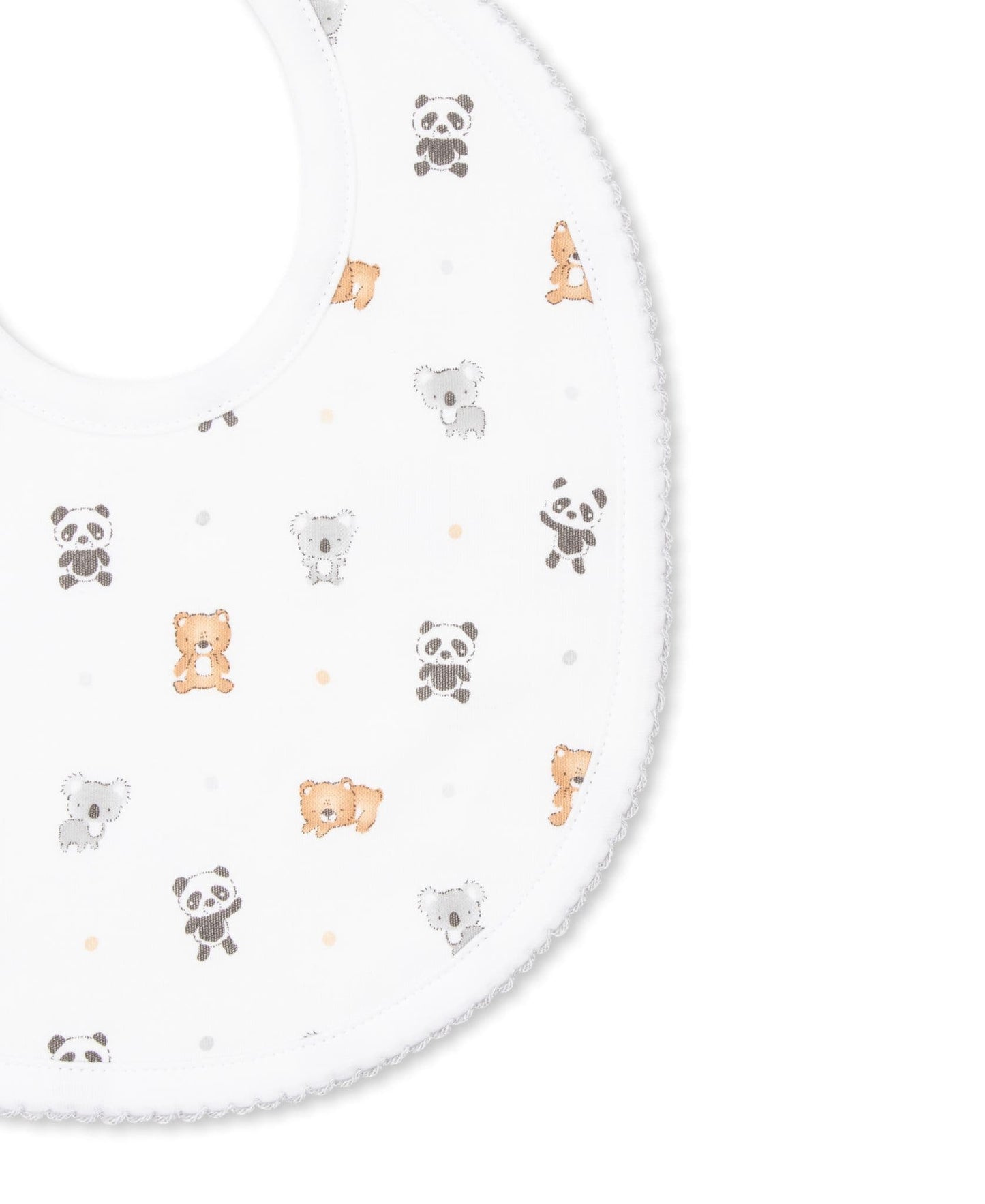 Kissy Kissy -  Bear Bedlam Print Baby Bib